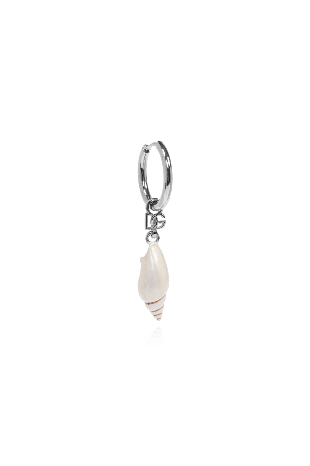 Silver Single earring with pendant Dolce & Gabbana - Vitkac AS